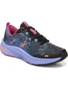 Ryka No Limit Womens Fitness Workout Athletic And Training Shoes In Black/purple Fabric