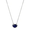 ADORNIA FINE ADORNIA BIRTHSTONE NECKLACE .925 STERLING SILVER