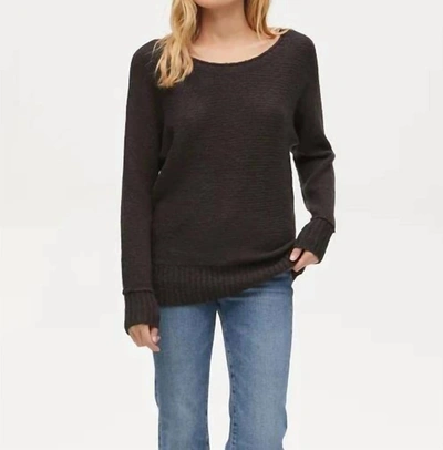 Michael Stars Honey Pullover Sweater In Black In Grey