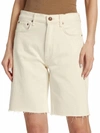 Rag & Bone Vintage Bermuda Shorts In Ecru In Beige