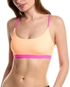 Vyb Piper Soft Bikini Top In Orange