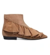 JW ANDERSON Ruffle suede ankle boots