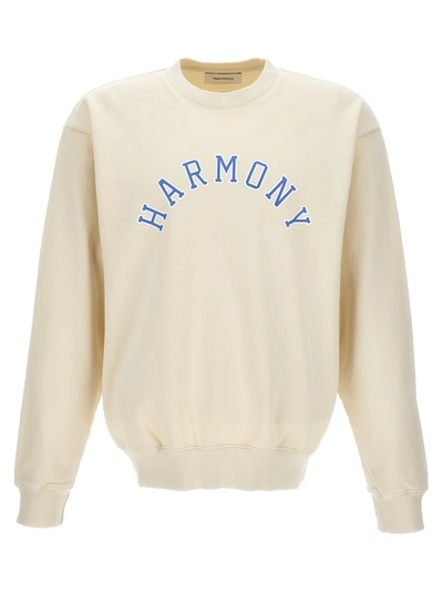 Harmony Sael Varsity Sweatshirt White
