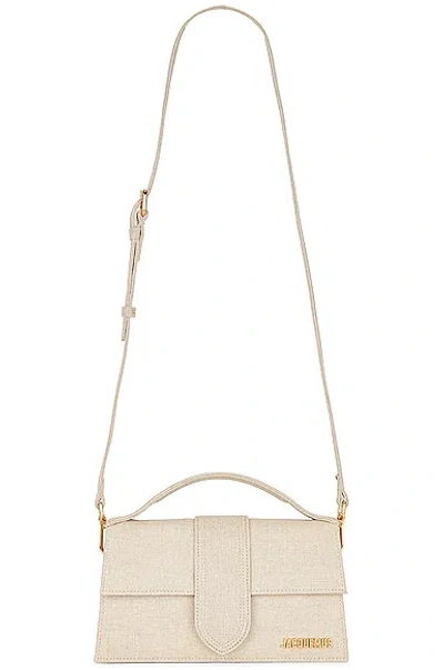 Jacquemus Le Grand Bambino Bag In Light Greige