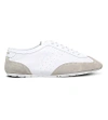 SAINT LAURENT LOU PERFORATED LEATHER TRAINERS
