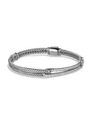 DAVID YURMAN Petite Pavé Labyrinth Single-Loop Bracelet with Diamonds
