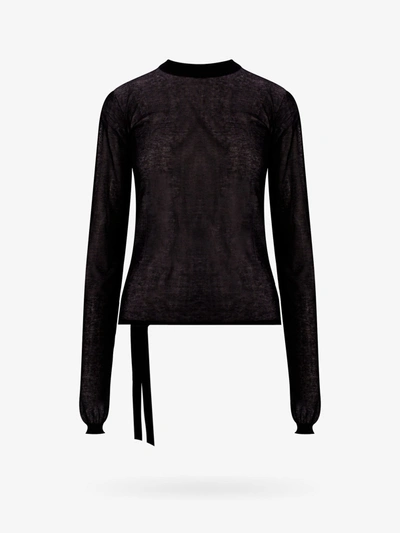 Ann Demeulemeester Top In Black