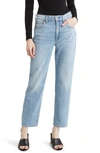 Rag & Bone Harlow Relaxed Straight Leg Jeans In Blue
