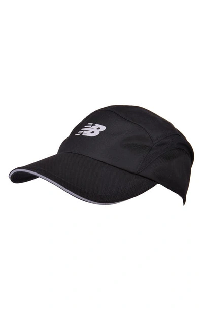 New Balance Unisex 5 Panel Performance Hat In Black