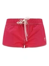 Tom Ford Logo Nylon Shorts Bermuda And Short Fuchsia In Pink