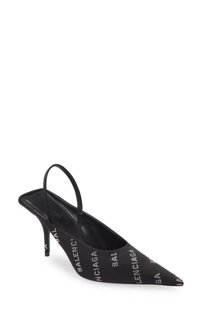 Balenciaga Square Knife 80mm Pumps In Black