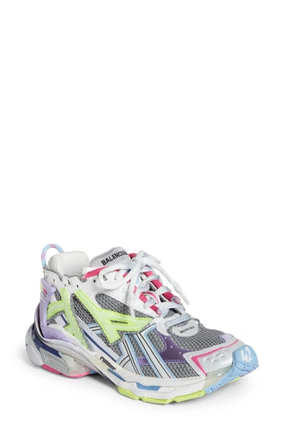 Balenciaga Runner Sneaker In Grey Multi