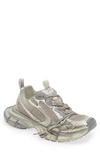 Balenciaga Eggshell Polyurethane Sneakers In White/ Silver