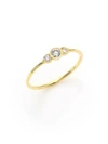 ILA Melika Diamond & 14K Yellow Gold Ring