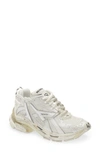 Balenciaga Lace-up Runner Sneakers In White