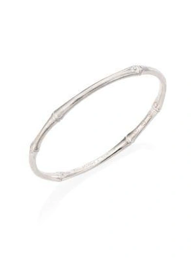 John Hardy Bamboo Slim Sterling Silver Bangle Bracelet