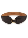 W. KLEINBERG Wide Leather Belt