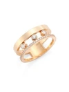 MESSIKA Move Romane Diamond & 18K Rose Gold Ring
