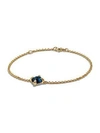 DAVID YURMAN Châtelaine® Bracelet with Gemstone and Diamonds in 18K Gold