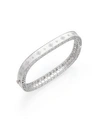 Roberto Coin PRINCESS DIAMOND & 18K WHITE GOLD BANGLE BRACELET,400087694606