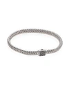 John Hardy Classic Chain Extra Small Grey Sapphire & Sterling Silver Bracelet