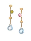 Marco Bicego WOMEN'S PARADISE SEMI-PRECIOUS MULTI-STONE & 18K YELLOW GOLD DROP EARRINGS,0400087671064