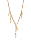 CHLOÉ KAY FAUX-PEARL CHAIN NECKLACE,0400093838839