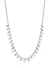 SIA TAYLOR WOMEN'S DOTS STERLING SILVER NECKLACE,0400090640310