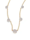 PHILLIPS HOUSE WOMEN'S AFFAIR DIAMOND & 14K YELLOW GOLD INFINITY STATION NECKLACE,0400092182923