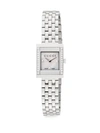GUCCI G-FRAME DIAMOND, MOTHER-OF-PEARL & STAINLESS STEEL WATCH,0400089571342