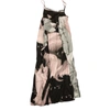 Off-white Multi Liquid Waves Slip Dress