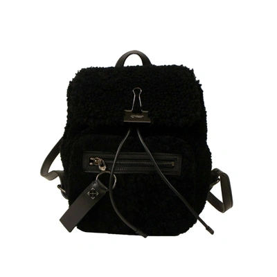 Off-white Women's Black 'montone Binder' Mini Backpack