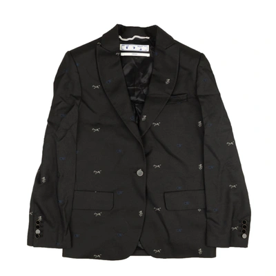 Off-white Black Jacquard Tomboy Jacket