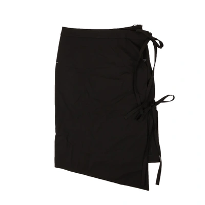 Off-white Black Formal Strings Midi Skirt