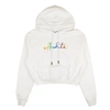 OFF-WHITE WHITE RAINBOW LOGO HOODIE