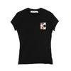OFF-WHITE BLACK GRADIENT CARRYOVER T-SHIRT