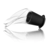 Vacu Vin Crystal Wine Server / Pourer Set Of 2, Black In Black