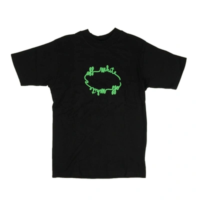 Off-white Black Green Circle Logo T-shirt