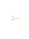 Zoë Chicco 14K Rose Gold Single Arrow Stud Earring