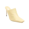 Off-white Cream Leather Allen Mules Nd Off White Donna 38 In Beige