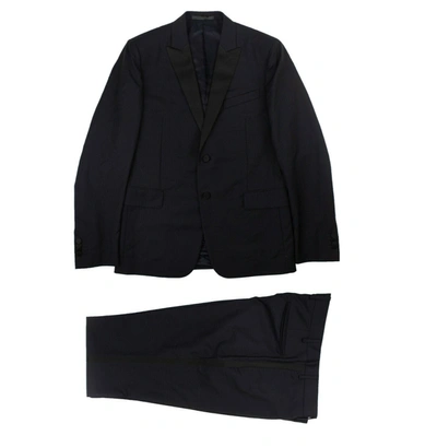 Valentino Wool Suit In Blue