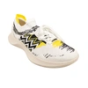 MISSONI WHITE AND BLACK ACBC FLY KNIT CHEVRON LOW TOP SNEAKERS