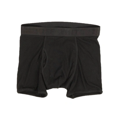 Off-white Black Logo Band Underwear Briefs