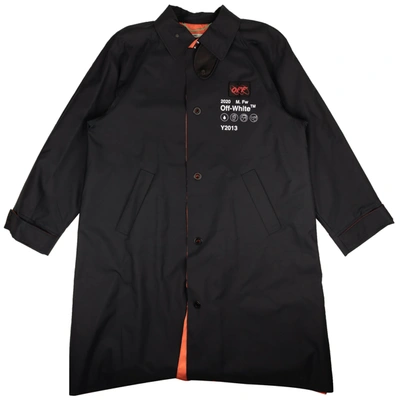 Off-white Black Oversized Raincoat Jacket