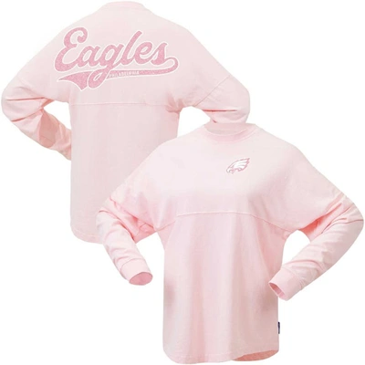 Fanatics Branded Pink Philadelphia Eagles Millennial Spirit Jersey T-shirt