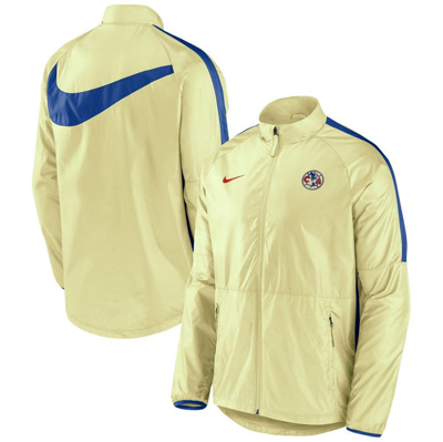 Nike Yellow Club America Academy Awf Raglan Full-zip Jacket