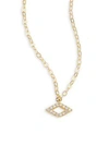 ILA Luciana Diamond & 14K Yellow Gold Pendant Necklace