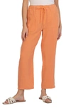KUT FROM THE KLOTH HAISLEY LINEN ANKLE DRAWSTRING PANTS