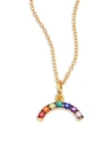 ILEANA MAKRI Mini Rainbow Crystal Pendant Necklace
