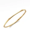 John Hardy Bamboo 18K Yellow Gold Slim Bangle Bracelet